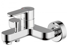 Смеситель для ванны Bravat с коротким изливом, с душем Stream, F63783C-01A - фото, отзывы, цена