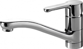 Смеситель для кухни Bravat излив 220 мм Stream, F73783C-2 - фото, отзывы, цена