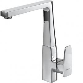 Смеситель для кухни Bravat с высоким поворотным изливом Riffle, F772106C - фото, отзывы, цена