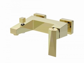 Смеситель для ванны Bravat с коротким изливом цвет золото Iceberg, F676110G-01 - фото, отзывы, цена