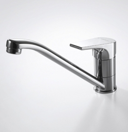 Смеситель для кухни Bravat с изливом 220 мм Vega, F7119177CP-1 - фото, отзывы, цена