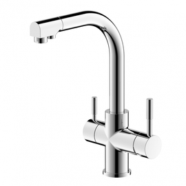 Смеситель для кухни Bravat высокий подключение к фильтру с питьевой водой Palace, F729261CP-RUS - фото, отзывы, цена