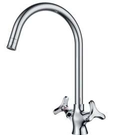 Смеситель высокий для кухни D&K Hessen.Goethe DA1382441 - фото, отзывы, цена