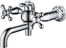 Смеситель для ванны с душем D&K Hessen.Hercules DA1423241 - фото, отзывы, цена
