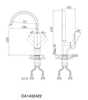 Смеситель высокий для кухни D&K Berlin DA1432422 - фото, отзывы, цена