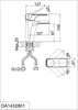 Каскадный смеситель для раковины D&K Berlin.Technische DA1432815 - фото, отзывы, цена
