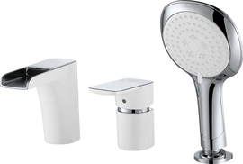 Каскадный смеситель врезной на борт ванны D&K Berlin.Steinbeis DA1434216 - фото, отзывы, цена