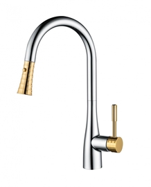 Смеситель для кухни с выдвижной лейкой D&K Rhein.Schiller DA1462504A - фото, отзывы, цена