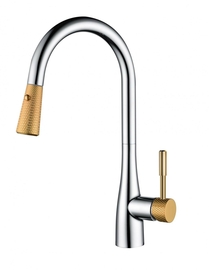 Смеситель для кухни с выдвижной лейкой  D&K Rhein.Schiller DA1462504D - фото, отзывы, цена