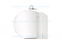 Зеркало-шкаф Aquanet Моника 105 белый - фото, отзывы, цена
