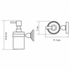 Дозатор для жидкого мыла Wasserkraft Regen, K-6999 - фото, отзывы, цена
