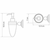 Дозатор для жидкого мыла Wasserkraft Ammer, 7099 - фото, отзывы, цена