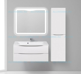 Шкаф подвесной BelBagno FLY-MARINO-1500, Bianco Opaco, правосторонний - фото, отзывы, цена