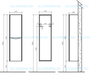 Шкаф подвесной BelBagno ANCONA-N 1500, Rovere Bianco, левосторонний - фото, отзывы, цена