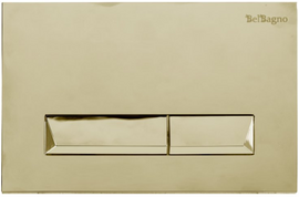 Кнопка смыва BelBagno MARMI BB013-MR-ORO - фото, отзывы, цена