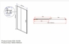 Душевая дверь Vincea Garda VDS-1G160CL, 1600, хром, стекло прозрачное - фото, отзывы, цена