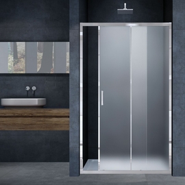 Душевая дверь Vincea Alpha VDS-3AL100MT, 1000, хром, стекло текстурное - фото, отзывы, цена