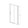 Душевая дверь Vincea Soft VDS-3SO150CL, 1500, хром, стекло прозрачное - фото, отзывы, цена
