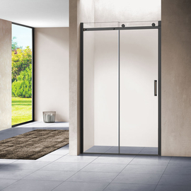 Душевая дверь Vincea Como VPS-1C130CLB, 1300, черный матовый, стекло прозрачное - фото, отзывы, цена