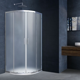 Душевой уголок Vincea Alpha VSQ-3AL800MT, 800x800, хром, стекло текстурное - фото, отзывы, цена