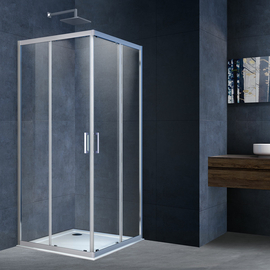 Душевой уголок Vincea Alpha VSS-3AL800CL, 800x800, хром, стекло прозрачное - фото, отзывы, цена