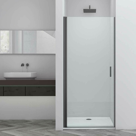 Душевая дверь Vincea Alpha VDP-3AL850CLGM, вороненая сталь, стекло прозрачное - фото, отзывы, цена