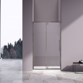 Душевая дверь Vincea Slim-N VDP-4SN110CLGM, вороненая сталь, стекло прозрачное - фото, отзывы, цена