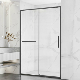 Душевая дверь Vincea Slim Soft VDS-1SS140CLGM, 1400, вороненая сталь, стекло прозрачное - фото, отзывы, цена