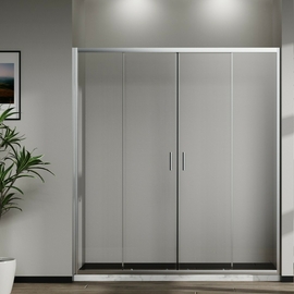 Душевая дверь Vincea City VDS-5CT2170CL, 1700, хром, стекло прозрачное - фото, отзывы, цена