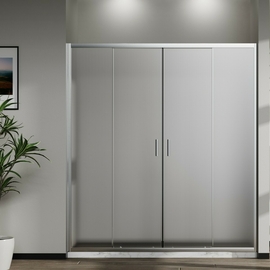 Душевая дверь Vincea City VDS-5CT2170MT, 1700, хром, стекло текстурное - фото, отзывы, цена