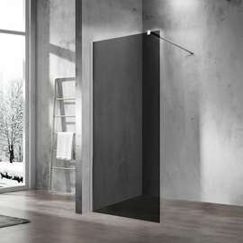 Душевая перегородка Vincea Walk-In 800, VSW-1H800CG, хром, стекло тонированное - фото, отзывы, цена