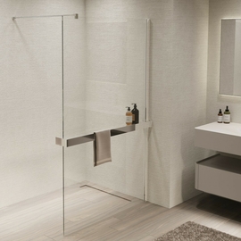 Душевая перегородка Vincea Walk-In 1000, VSW-1HR100CL, хром, стекло прозрачное - фото, отзывы, цена