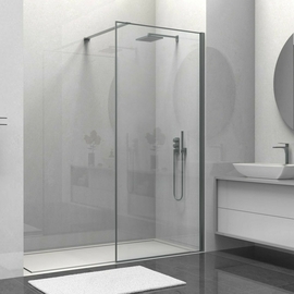 Душевая перегородка Vincea Walk-In 1000, VSW-1HS100CLGM, вороненая сталь, стекло прозрачное - фото, отзывы, цена