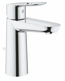 Смеситель для раковины Grohe BauLoop с донным клапаном, M-Size, хром (23762000) - фото, отзывы, цена