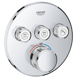 Смеситель термостат Grohe SmartControl Grohtherm, внешняя часть, 29121000 - фото, отзывы, цена