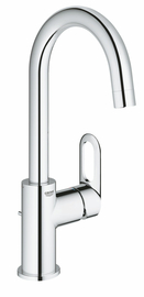 Смеситель для раковины Grohe BauLoop с донным клапаном, L-Size, хром (23763000) - фото, отзывы, цена