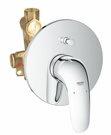 Смеситель для ванны Grohe Eurostyle (внешняя и встраиваемая части), хром (23730003) - фото, отзывы, цена