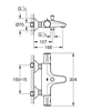 Термостатический смеситель для ванны Grohe Grohtherm 800, хром (34567000) - фото, отзывы, цена