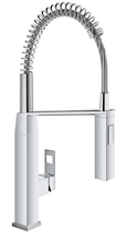 Смеситель для кухни Grohe Eurocube профессиональный, хром (31395000) - фото, отзывы, цена