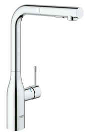 Смеситель для кухни Grohe Essence+ с высоким изливом и выдвижной лейкой, хром (30270000) - фото, отзывы, цена