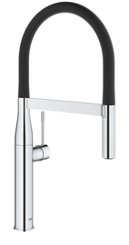 Смеситель для кухни Grohe Essence с профессиональной лейкой, поворотный излив, хром (30294000) - фото, отзывы, цена
