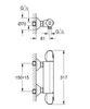 Термостатический смеситель для душа Grohe Grohtherm 1000 New, хром (34143003) - фото, отзывы, цена