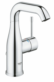 Смеситель для раковины Grohe Essence+ с цепочкой и средним изливом, хром (23480001) - фото, отзывы, цена