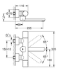 Инфракрасный термостатический смеситель для раковины Grohe Eurosmart CE, хром (36333000) - фото, отзывы, цена
