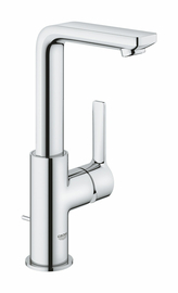 Смеситель для раковины Grohe Lineare New с донным клапаном, L-Size, хром (23296001) - фото, отзывы, цена