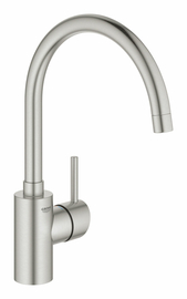Смеситель для кухни Grohe Concetto New с высоким изливом, суперсталь (32661DC3) - фото, отзывы, цена