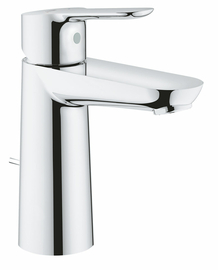 Смеситель для раковины Grohe BauEdge с донным клапаном, M-Size, хром (23758000) - фото, отзывы, цена
