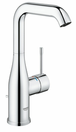 Смеситель для раковины Grohe Essence+ с донным клапаном и высоким изливом, хром (32628001) - фото, отзывы, цена