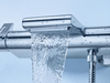 Термостатический смеситель для ванны Grohe Grohtherm 2000 NEW с полочкой, хром (34464001) - фото, отзывы, цена