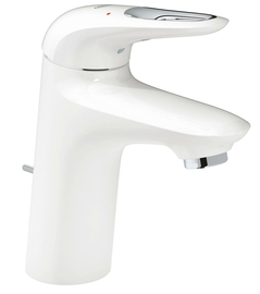 Смеситель для раковины Grohe Eurostyle new с донным клапаном, белая луна (33558LS3) - фото, отзывы, цена